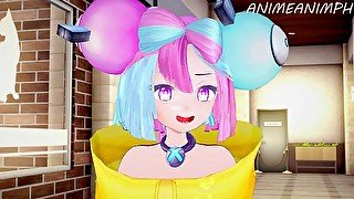 Pokemon Scarlet Violet Electric Gym Leader Lono Gets Fucked Until Creampie - Anime Hentai 3d