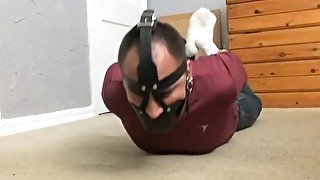 Selfgagged and Handcuffed