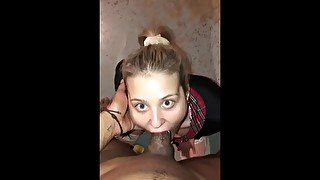 Snowbunny HOT bbc blowjob