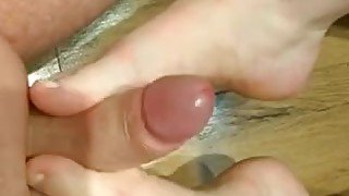 Footjob with Cumshot