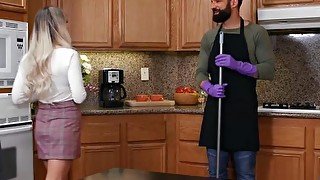 Reality Kings - Blonde Lilly Bell Gets Her Pussy Drilled By Her Cleaner