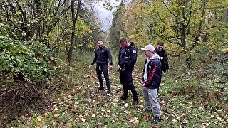 Lil D and his British mates pissing in woods 💦🪵 (before....)