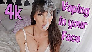 VAPING IN YOUR FACE