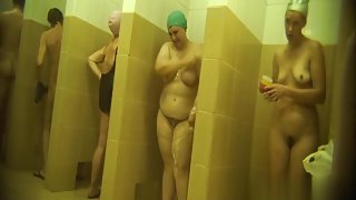 Hidden cameras in public pool showers 1063