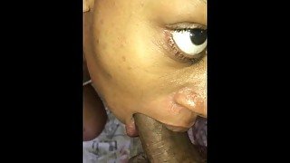 Blowjob from a hood rat hoe