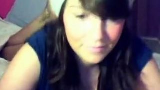 Pretty one at the webcam reveals hot bust