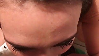 Most cuties teen girl gives the most amazing blowjob