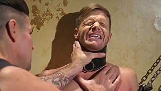 Insolent blonde male slave endures cock in limitless BDSM kinks