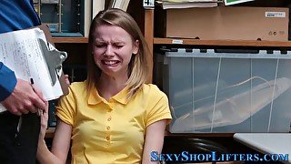 Suck amateur shoplifter