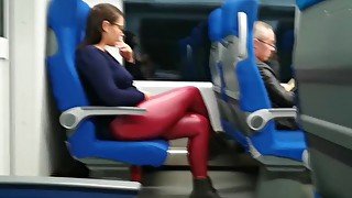 Stranger Jerked and suck me in the train