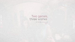 VirtualRealPorn - Two genies three wishes