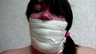 Nurse Layla's microfoam self gagging!