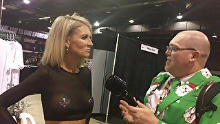 Georgina Dior with Jiggy Jaguar Exxxotica Expo Chicago Il