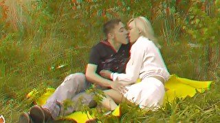 Couple in a meadow