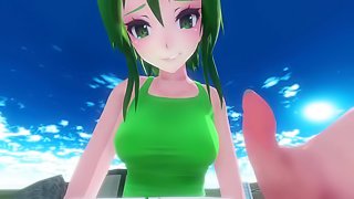 MMD Giantess Growth - Gumi's Bigger Day