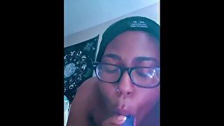 Sucking Off My Dildo For You