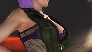 Dead Or Alive - Boobs Jiggle - Ayane Military