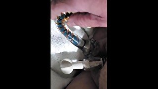 FTM Clit Pump and Fucking Myself With a Glass Toy