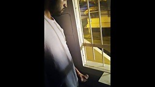 Jerking Off My Big Uncut Cock Public On My Window Till I Cum - Camilo Brown