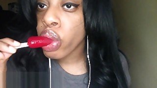 Red Popsicle Suckin
