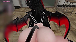 POV: VRCHAT SCHOOL GIRL FUCKS HER TEACHER FOR A BETTER GRADE