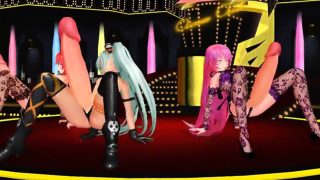 Futa Dance Girls - Horny 3D anime sex world