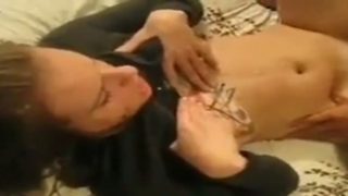 Slut gf shared in hot threesome