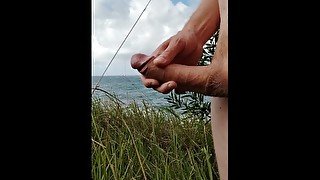 OUTDOOR ADVENTURE: Masturbation With An Ocean View