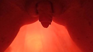 Close up big erect clit masturbation ftm