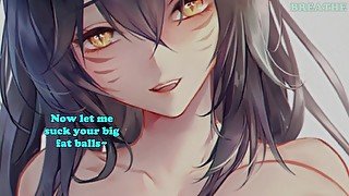 Ahri loves your cum (JOI Story, edging, feet, creampie)