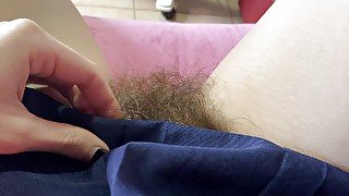 Hairy bush fetish closeup