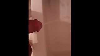 Young big cock pissing