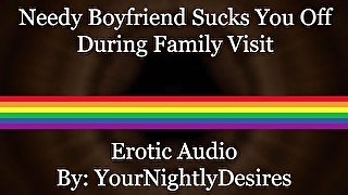 Ass Fucking Your Needy Boyfriend At Parents House (Blowjob) (Anal) (Sneaky) (Erotic Audio For Men)