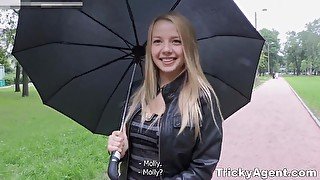 Mating casting for blond hair lady teeny - young