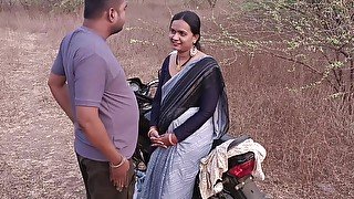 Amateur couple from India are doing it in the field