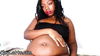 Preggo belly impregnation bloated belly fetish