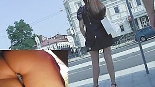 I lastly got her upskirt on my livecam