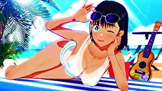 DOING IT WITH MIO KOFUNE SUMMERTIME RENDER HENTAI