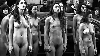 Nude protest in Argentina