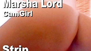 Marsha Lord: strip, pink, masturbate