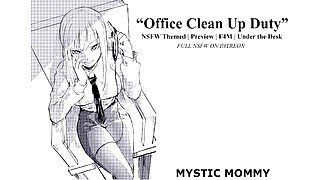 “Office Clean Up Duty” [Dom]Female X Listener NSFW Audio F4M