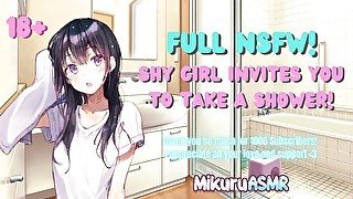 [NSFW] Shy girl invites you to take a shower│Lewd│Kissing│Wet│Moaning│FTM