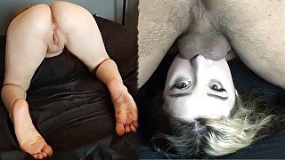 Russian Schoolgirl Teen Upside down 69 Deepthroat Cum in Mouth Throatpie Swallow