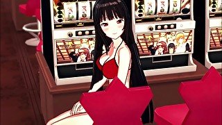 Yumeko erotic session (3D Ecchi) (Kakegurui)