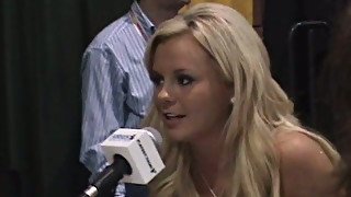 Extremely pretty and petite blonde Bree Olson is a huge fan of her job