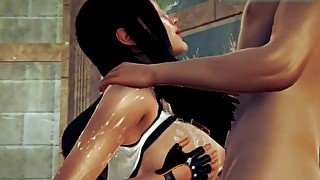 Tifa Cosplay Spagnola Tette Cartoni Animati Porno Anime 3d Animation