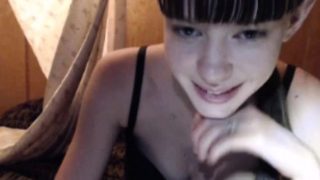 Pretty teen brunette on webcam live