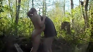 Fucking The Hairy Beast in The Forest