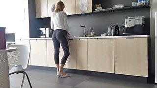 Russian ass at home