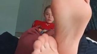 Blonde Teen Morning Feet